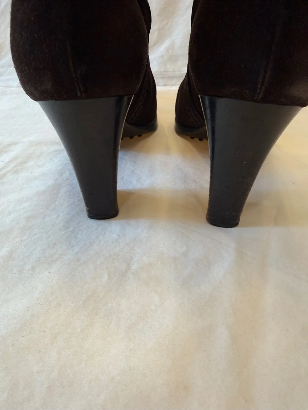 Tod’s Women's Dark Brown Suede Ankle Boots